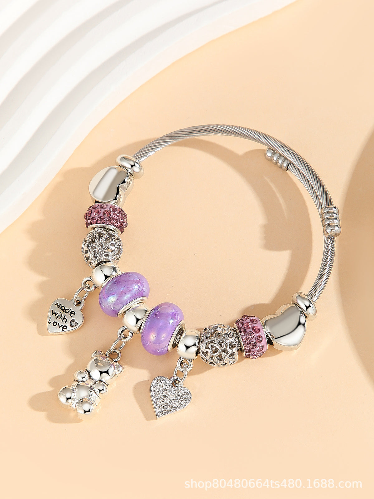 European and american beaded bracelet multi-element fashion jewelry bracelet