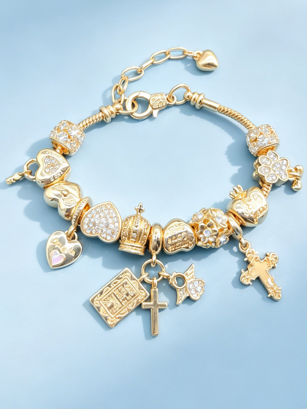 European and american beaded bracelet multi-element fashion jewelry bracelet