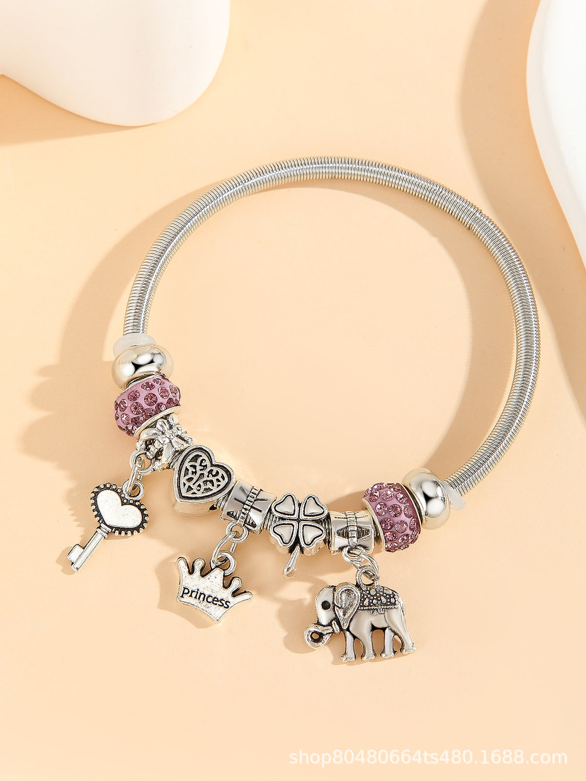 European and american beaded bracelet multi-element fashion jewelry bracelet