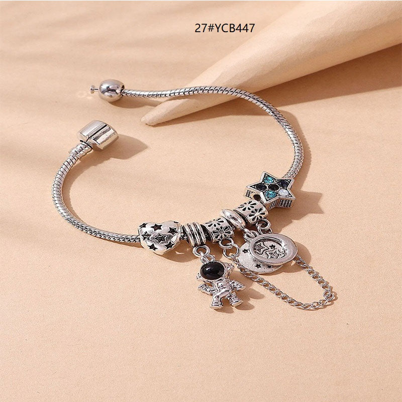 European and american beaded bracelet multi-element fashion jewelry bracelet