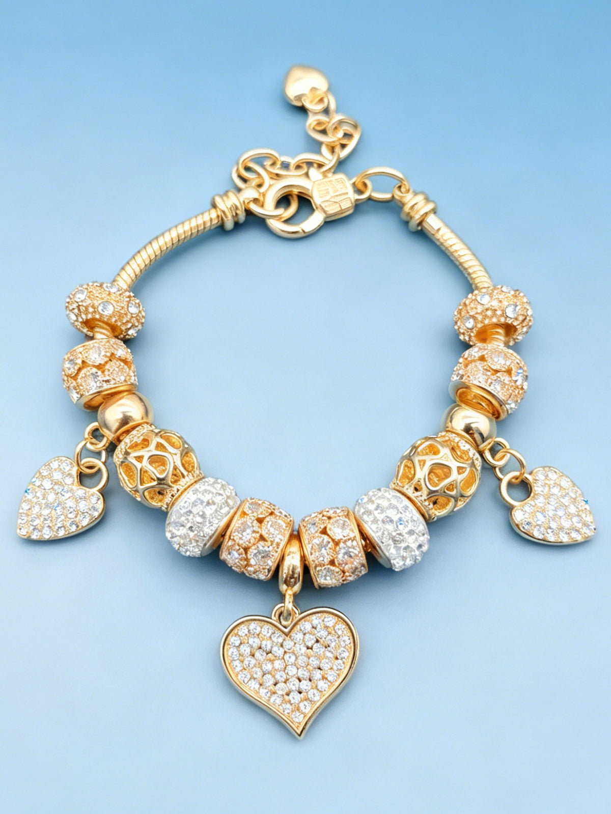 European and american beaded bracelet multi-element fashion jewelry bracelet
