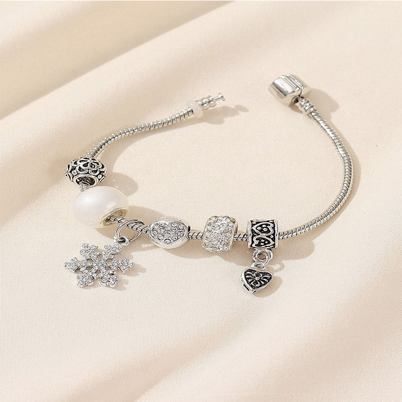 European and american beaded bracelet multi-element fashion jewelry bracelet