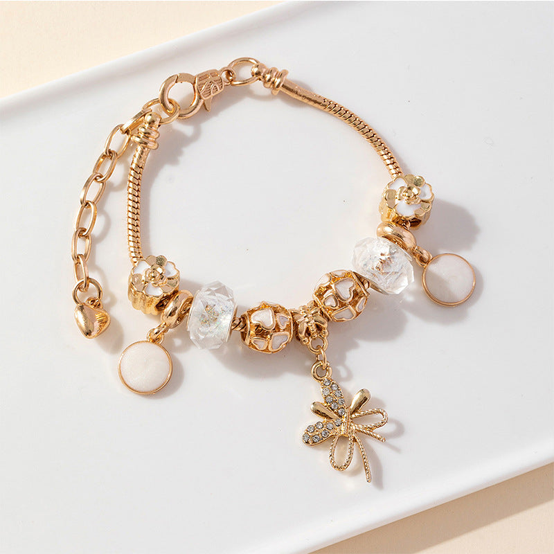 European and american beaded bracelet multi-element fashion jewelry bracelet