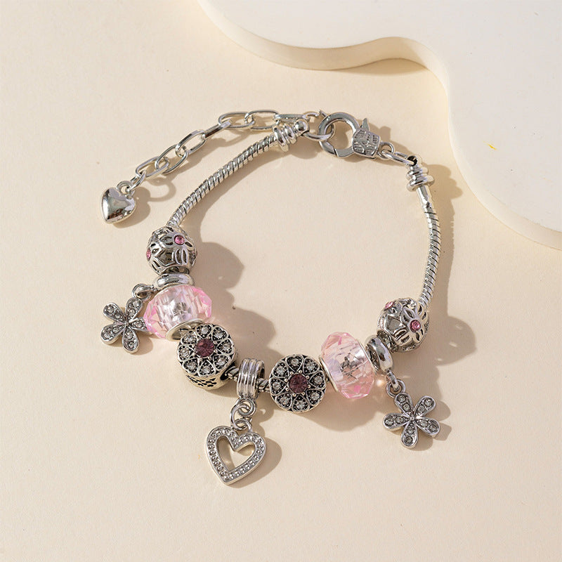 European and american beaded bracelet multi-element fashion jewelry bracelet