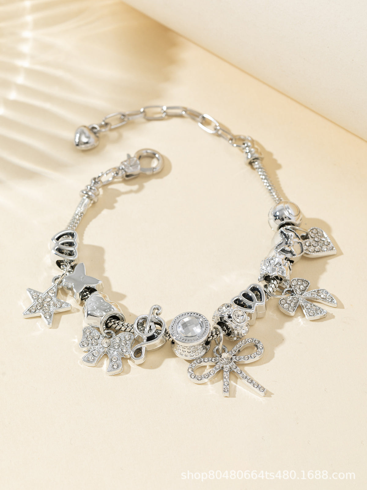 European and american beaded bracelet multi-element fashion jewelry bracelet