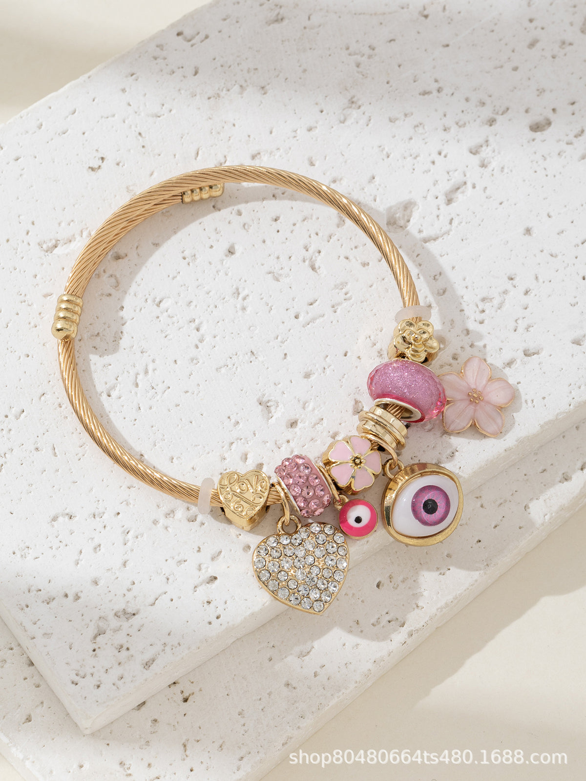 European and american beaded bracelet multi-element fashion jewelry bracelet