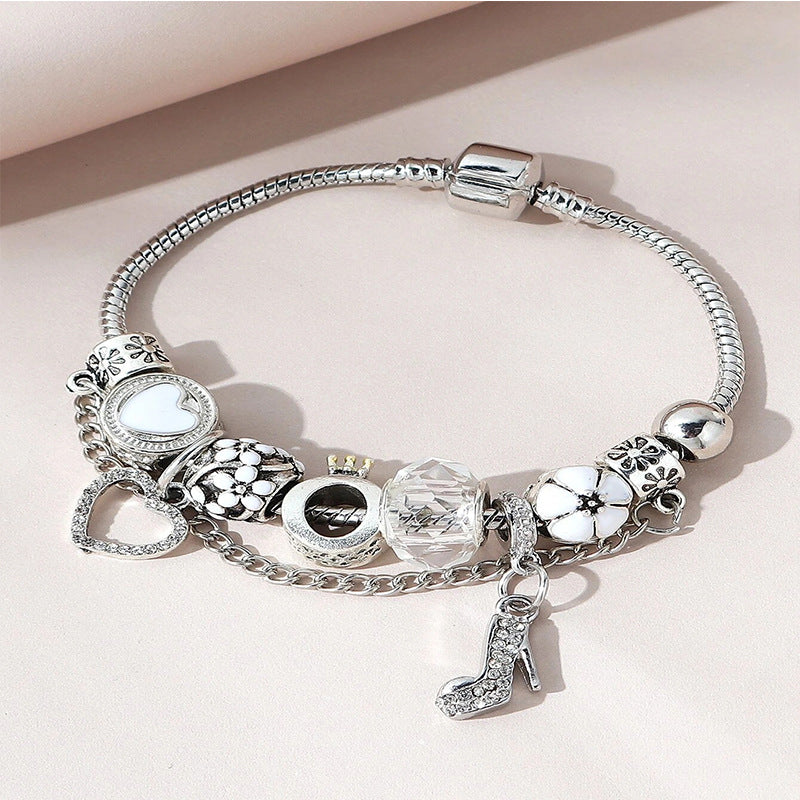 European and american beaded bracelet multi-element fashion jewelry bracelet