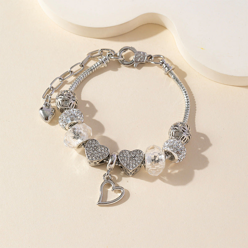 European and american beaded bracelet multi-element fashion jewelry bracelet