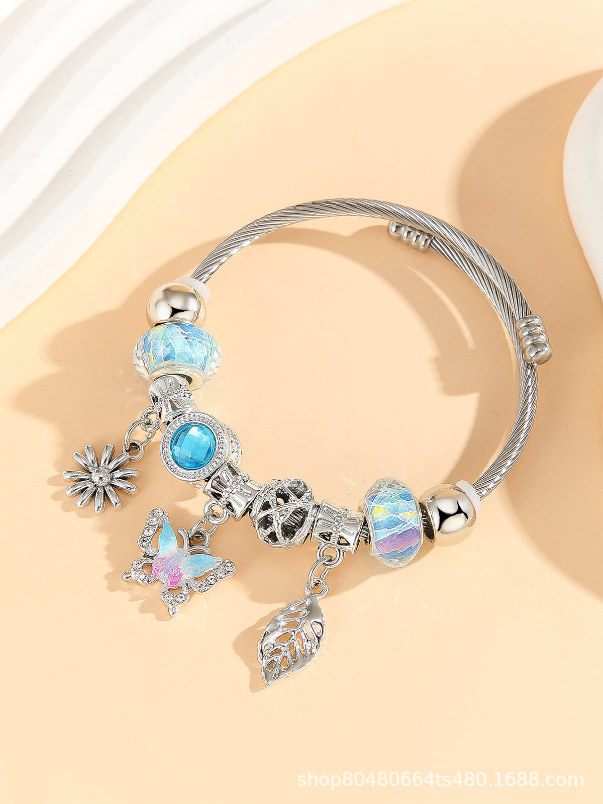 European and american beaded bracelet multi-element fashion jewelry bracelet