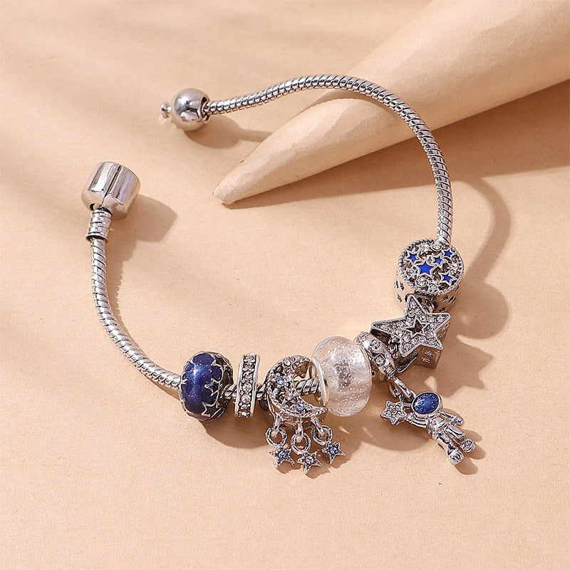 European and american beaded bracelet multi-element fashion jewelry bracelet