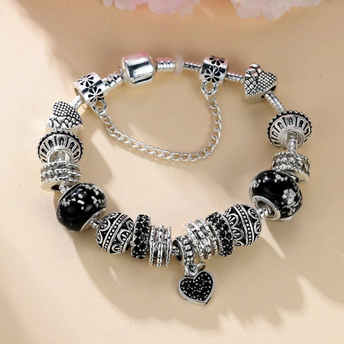 European and american beaded bracelet multi-element fashion jewelry bracelet