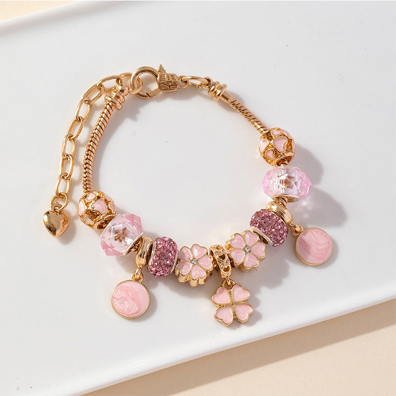 European and american beaded bracelet multi-element fashion jewelry bracelet