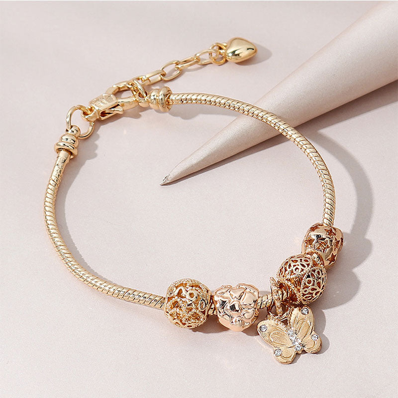 European and american beaded bracelet multi-element fashion jewelry bracelet