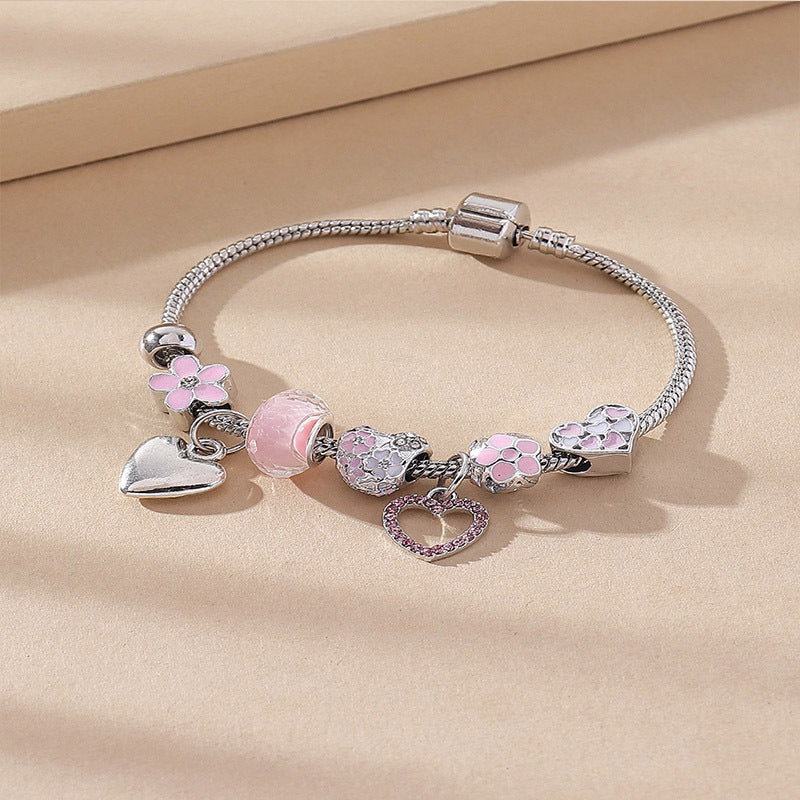 European and american beaded bracelet multi-element fashion jewelry bracelet