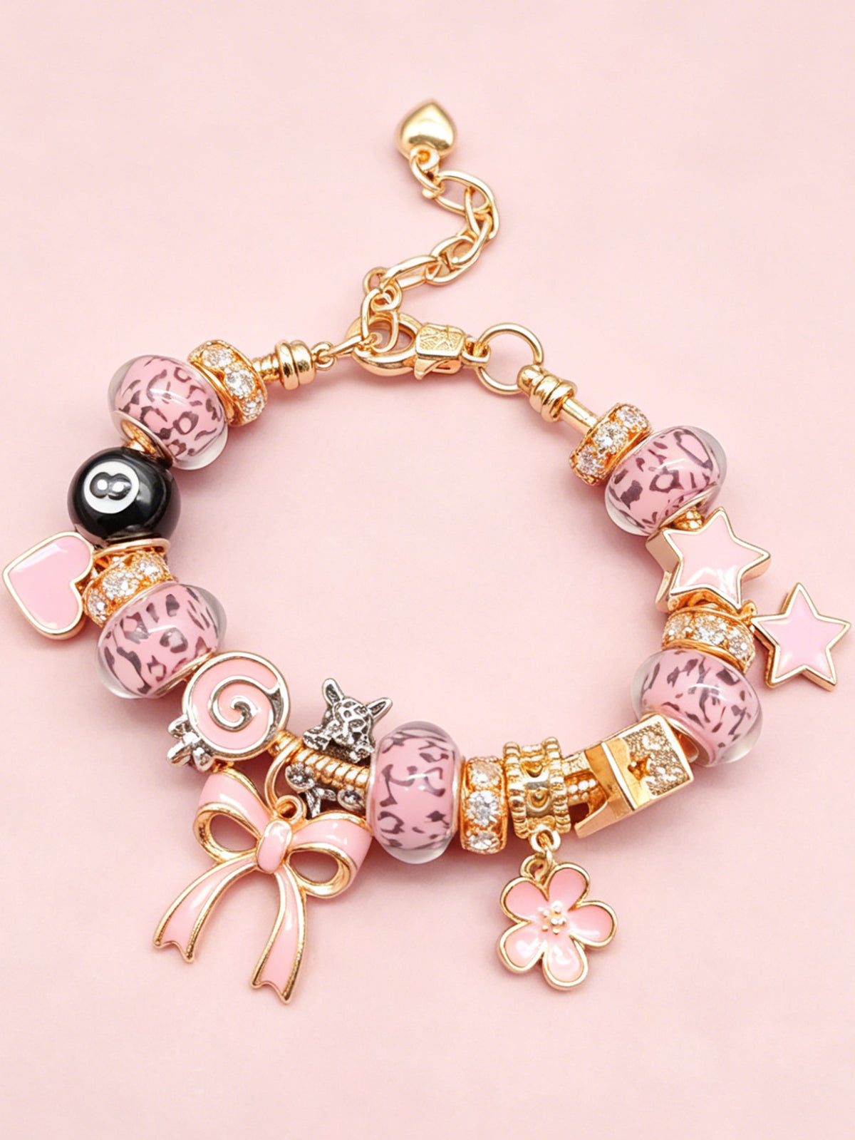 European and american beaded bracelet multi-element fashion jewelry bracelet