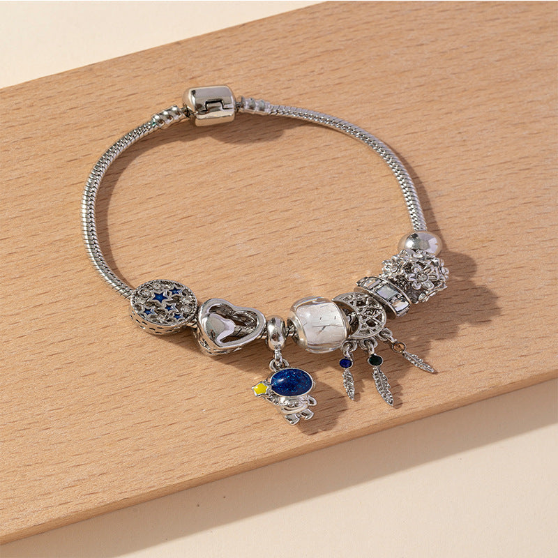 European and american beaded bracelet multi-element fashion jewelry bracelet