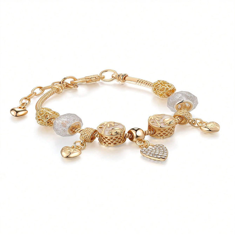 European and american beaded bracelet multi-element fashion jewelry bracelet