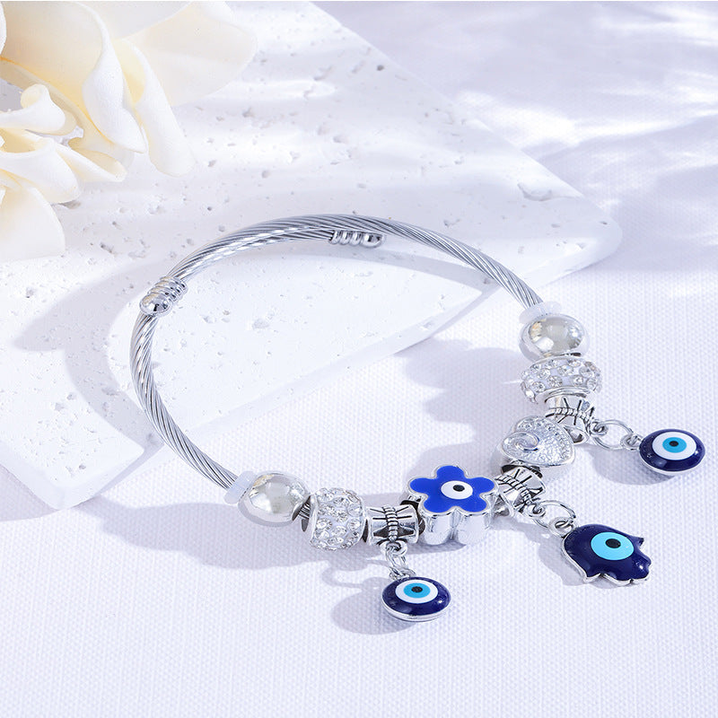 European and american beaded bracelet multi-element fashion jewelry bracelet