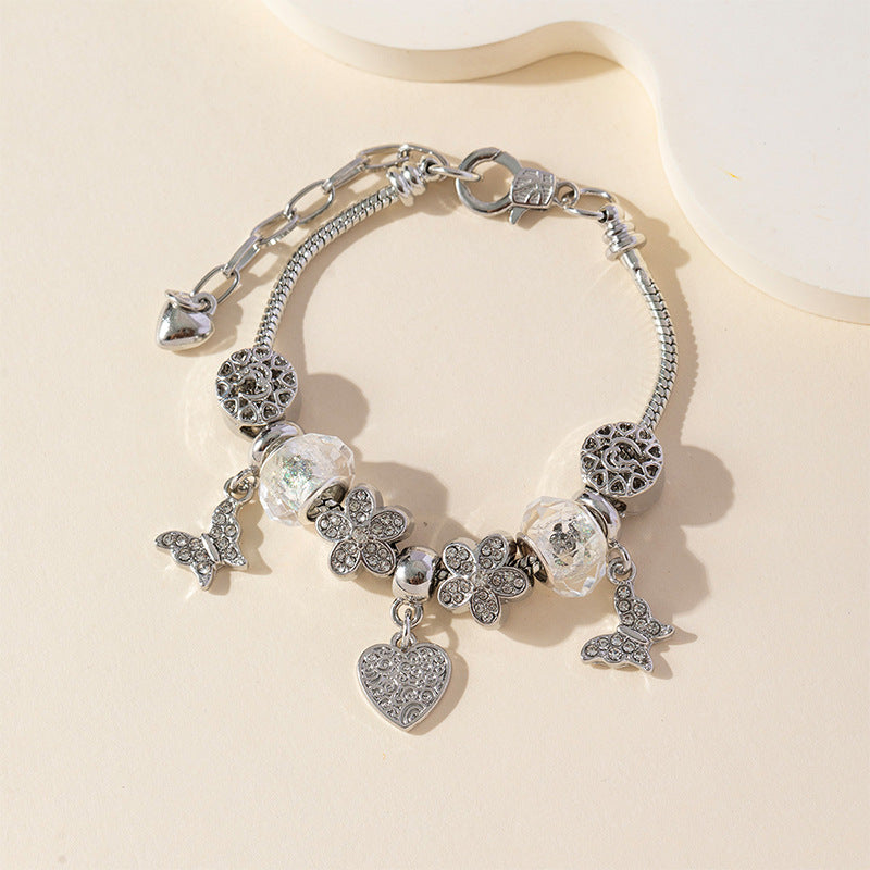 European and american beaded bracelet multi-element fashion jewelry bracelet