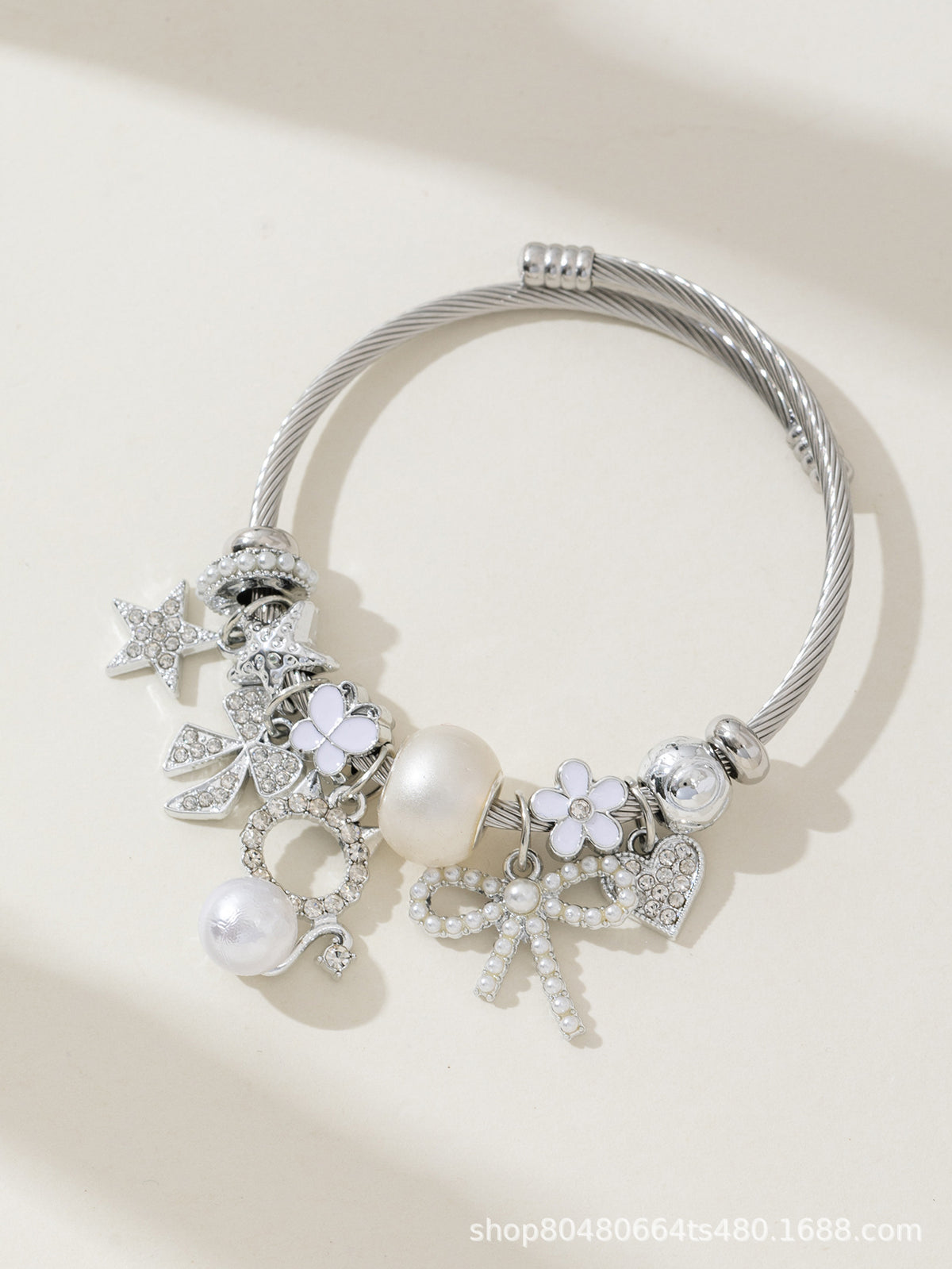 European and american beaded bracelet multi-element fashion jewelry bracelet