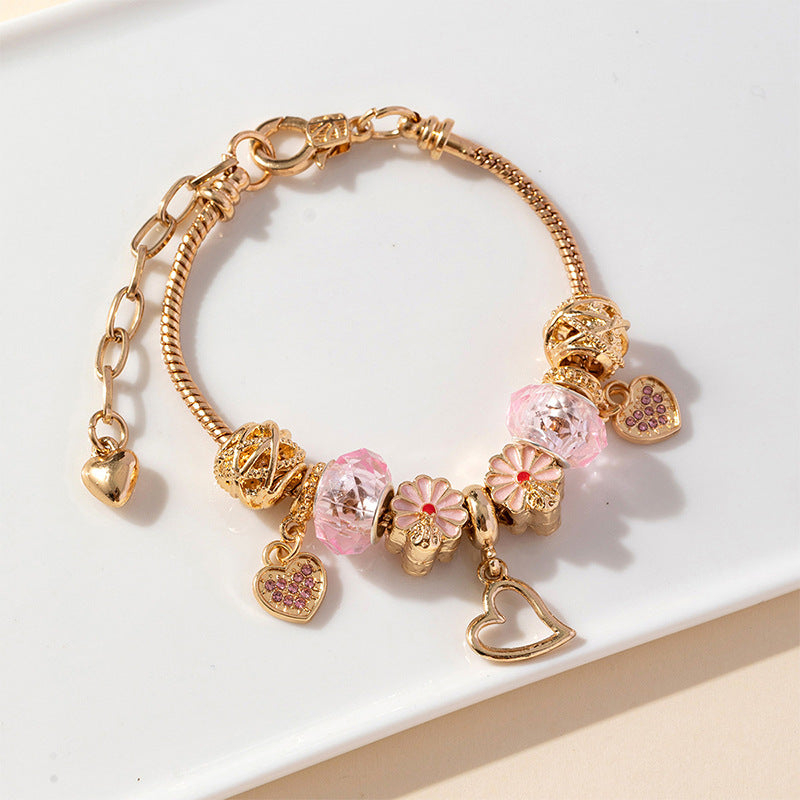 European and american beaded bracelet multi-element fashion jewelry bracelet