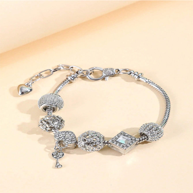 European and american beaded bracelet multi-element fashion jewelry bracelet