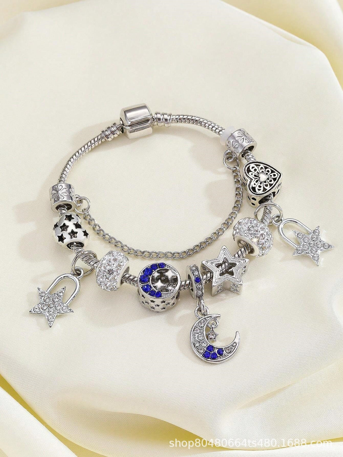 European and american beaded bracelet multi-element fashion jewelry bracelet