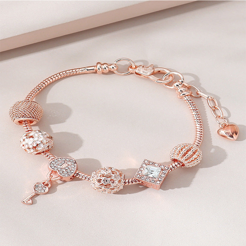 European and american beaded bracelet multi-element fashion jewelry bracelet