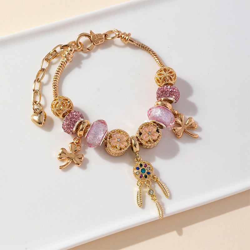 European and american beaded bracelet multi-element fashion jewelry bracelet