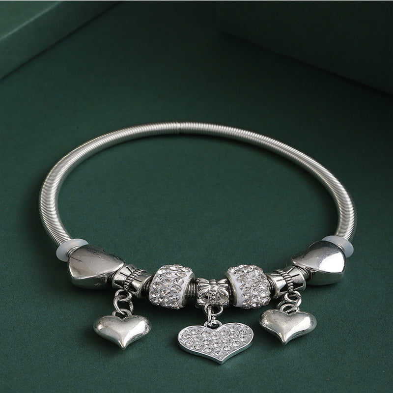 European and american beaded bracelet multi-element fashion jewelry bracelet