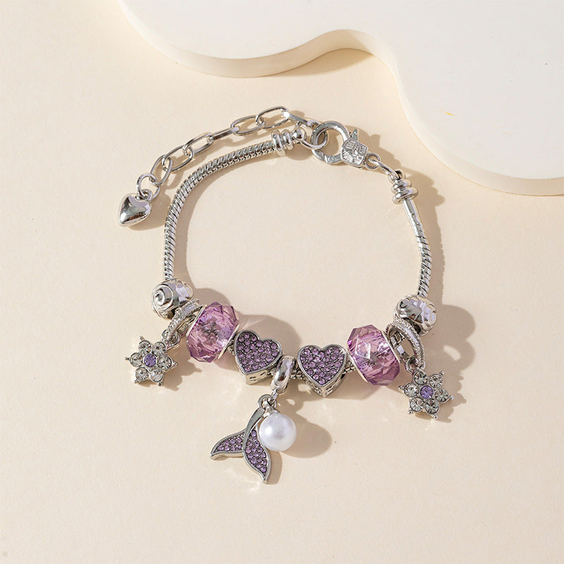 European and american beaded bracelet multi-element fashion jewelry bracelet