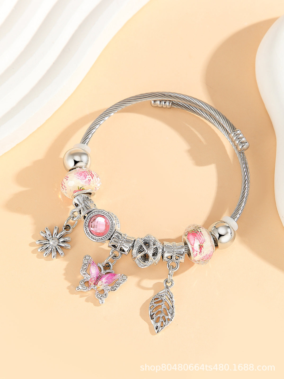 European and american beaded bracelet multi-element fashion jewelry bracelet