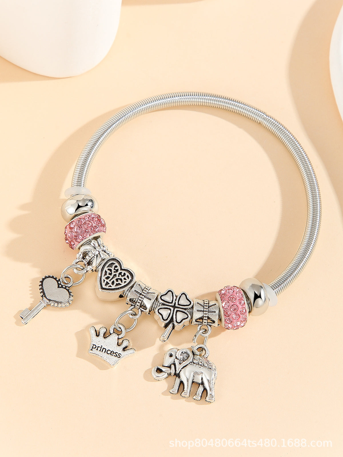 European and american beaded bracelet multi-element fashion jewelry bracelet