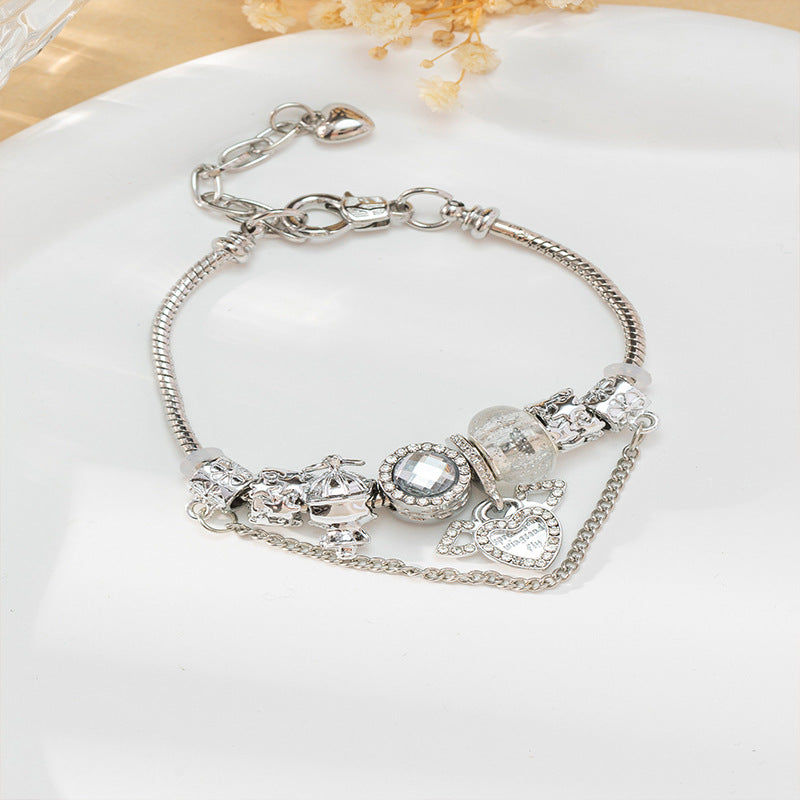 European and american beaded bracelet multi-element fashion jewelry bracelet