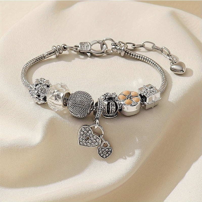 European and american beaded bracelet multi-element fashion jewelry bracelet