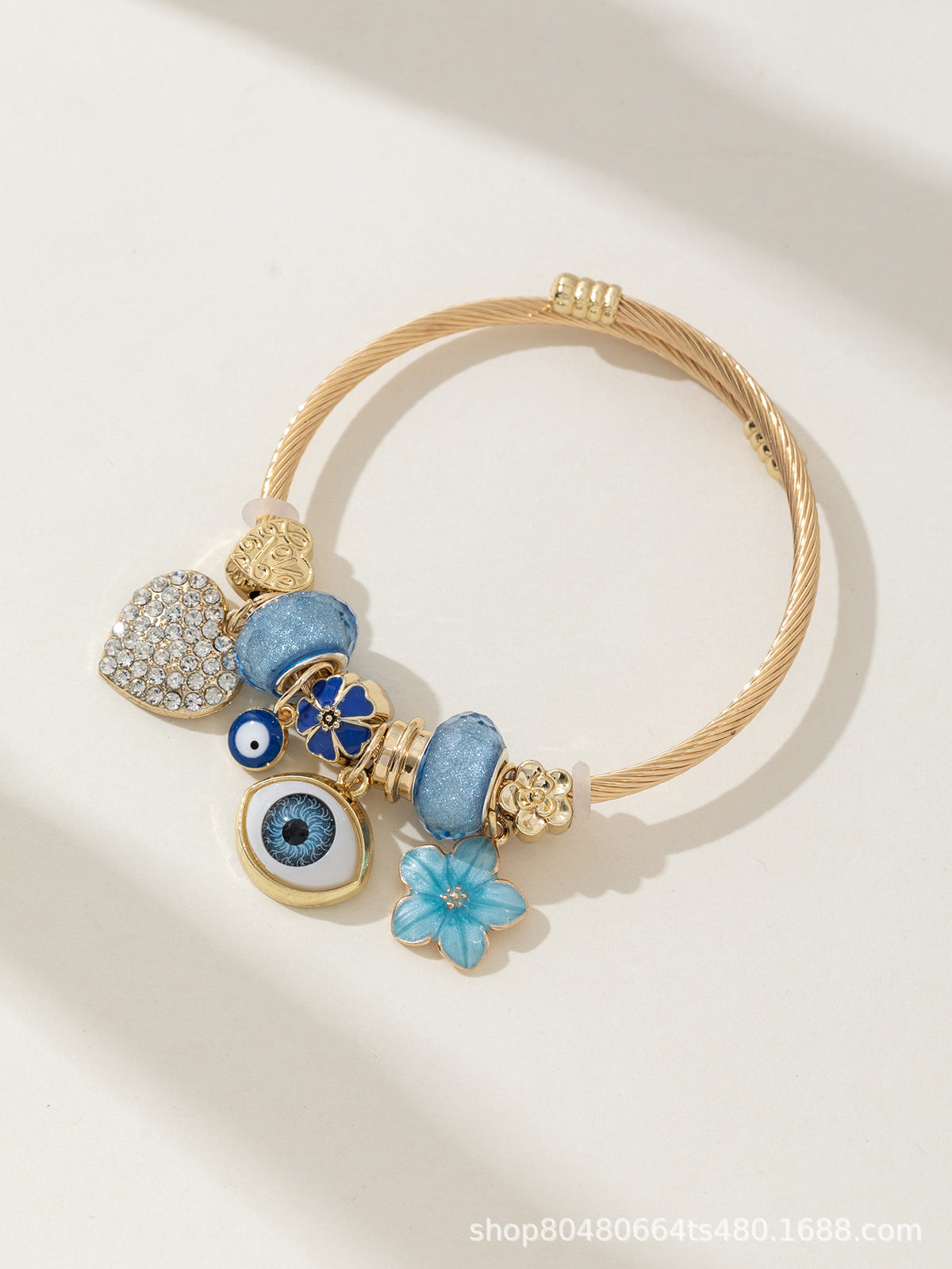 European and american beaded bracelet multi-element fashion jewelry bracelet