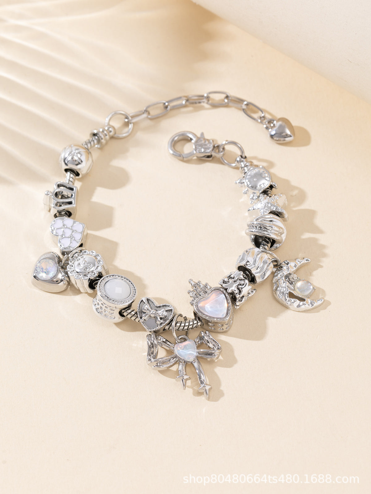 European and american beaded bracelet multi-element fashion jewelry bracelet
