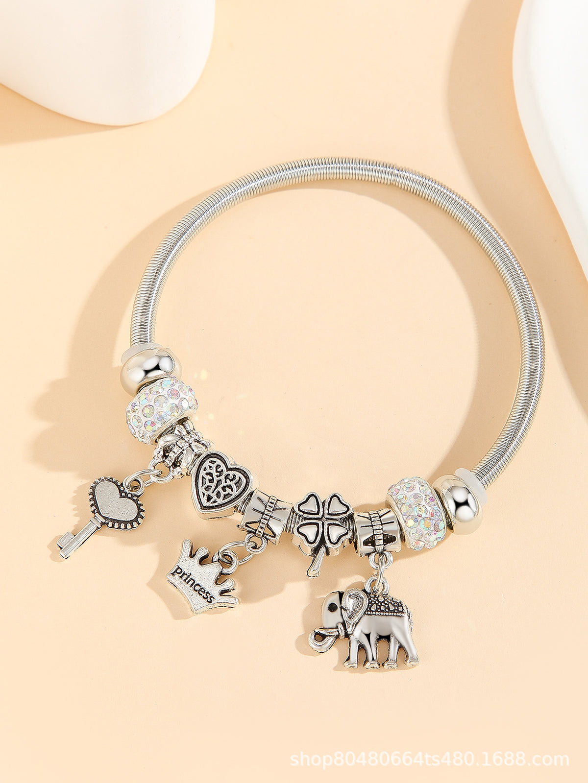 European and american beaded bracelet multi-element fashion jewelry bracelet