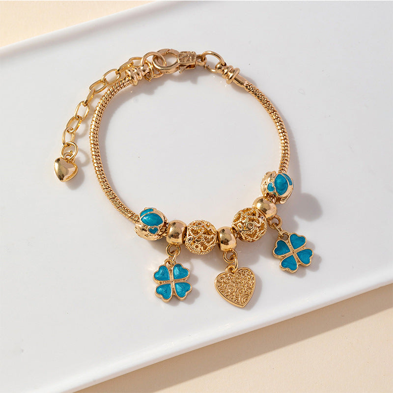 European and american beaded bracelet multi-element fashion jewelry bracelet