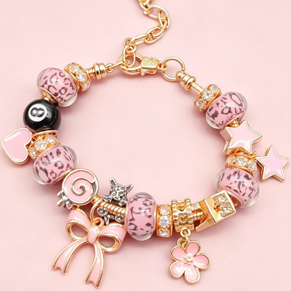 European and american beaded bracelet multi-element fashion jewelry bracelet