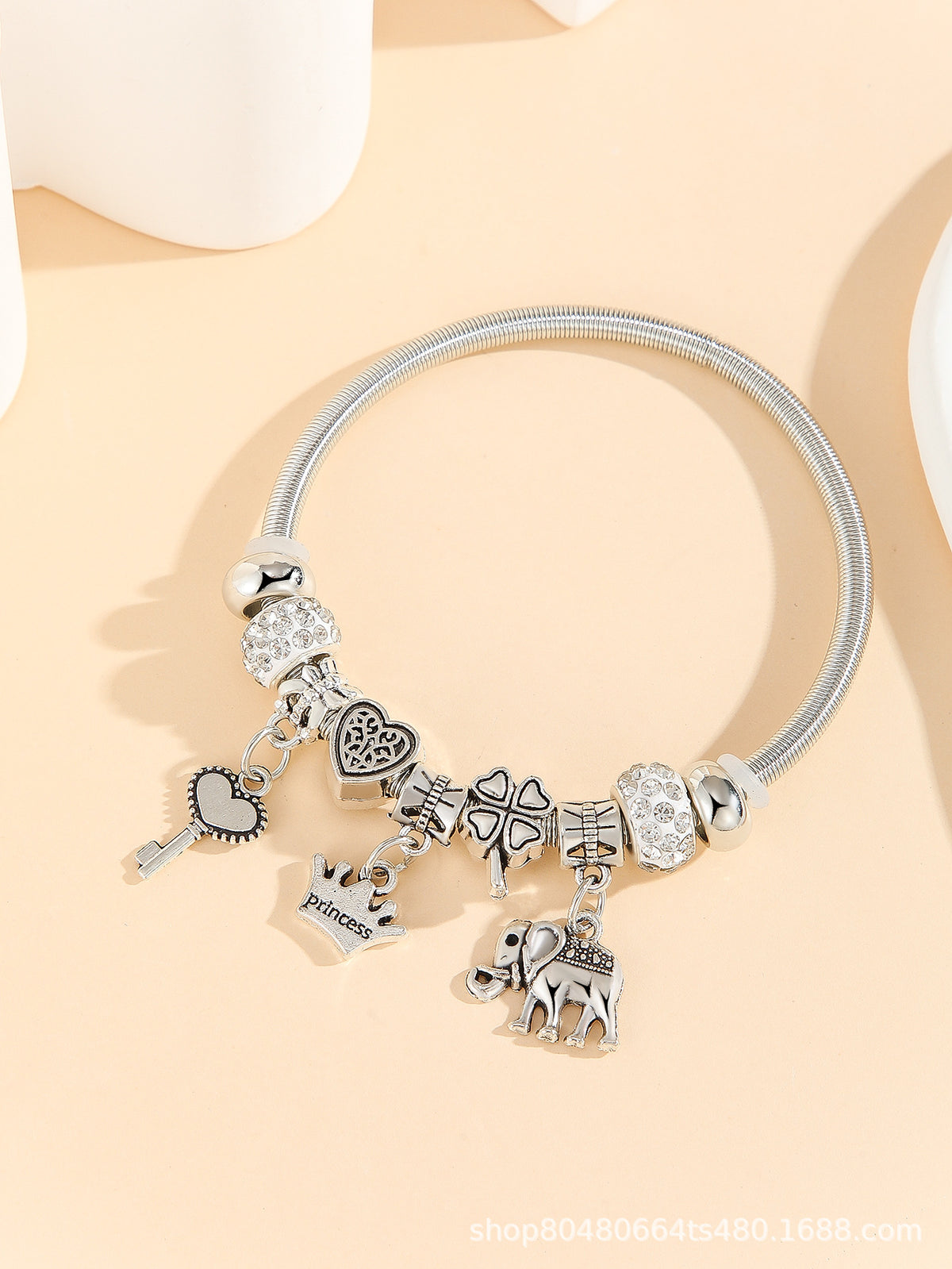 European and american beaded bracelet multi-element fashion jewelry bracelet
