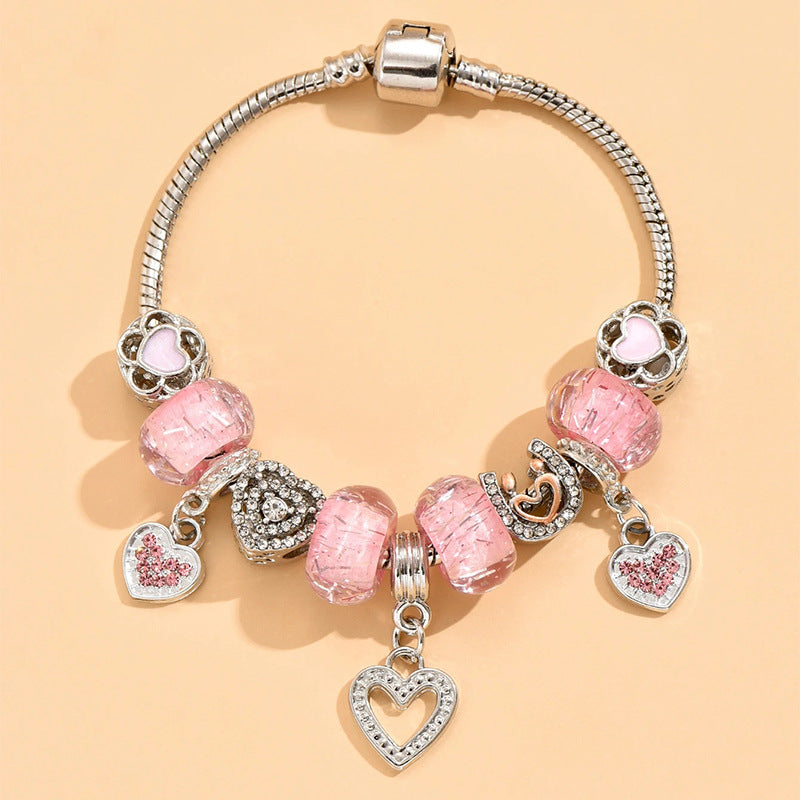 European and american beaded bracelet multi-element fashion jewelry bracelet