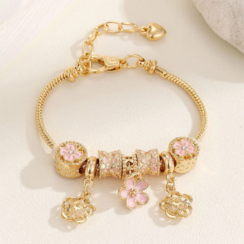 European and american beaded bracelet multi-element fashion jewelry bracelet