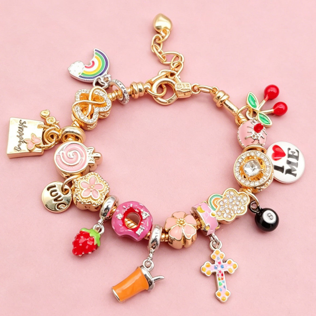 European and american beaded bracelet multi-element fashion jewelry bracelet