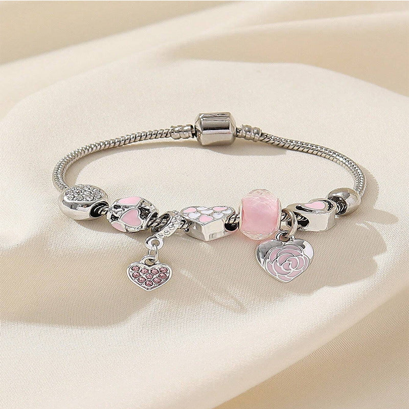 European and american beaded bracelet multi-element fashion jewelry bracelet