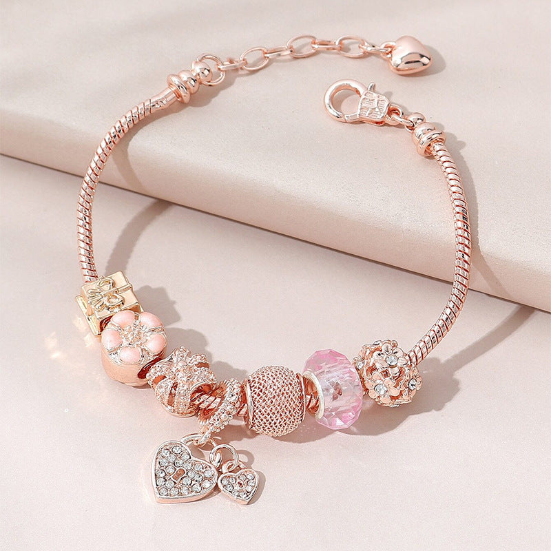 European and american beaded bracelet multi-element fashion jewelry bracelet