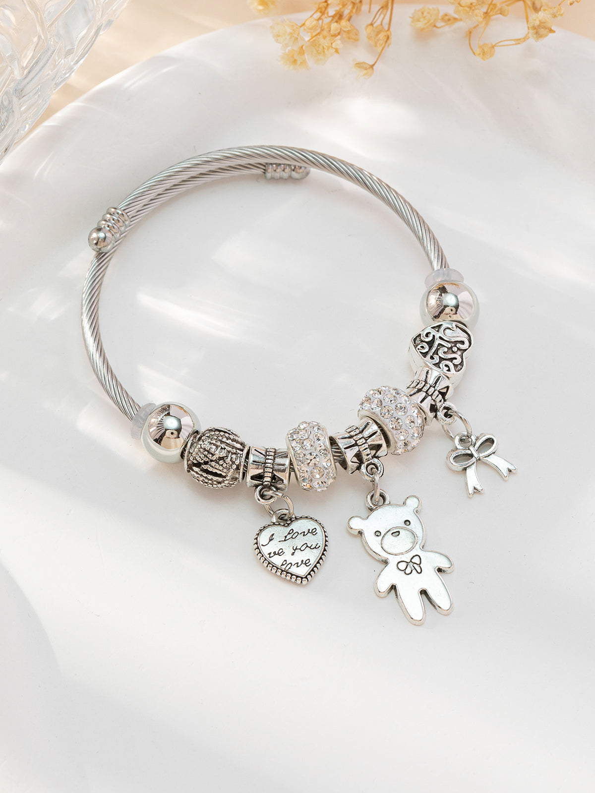 European and american beaded bracelet multi-element fashion jewelry bracelet