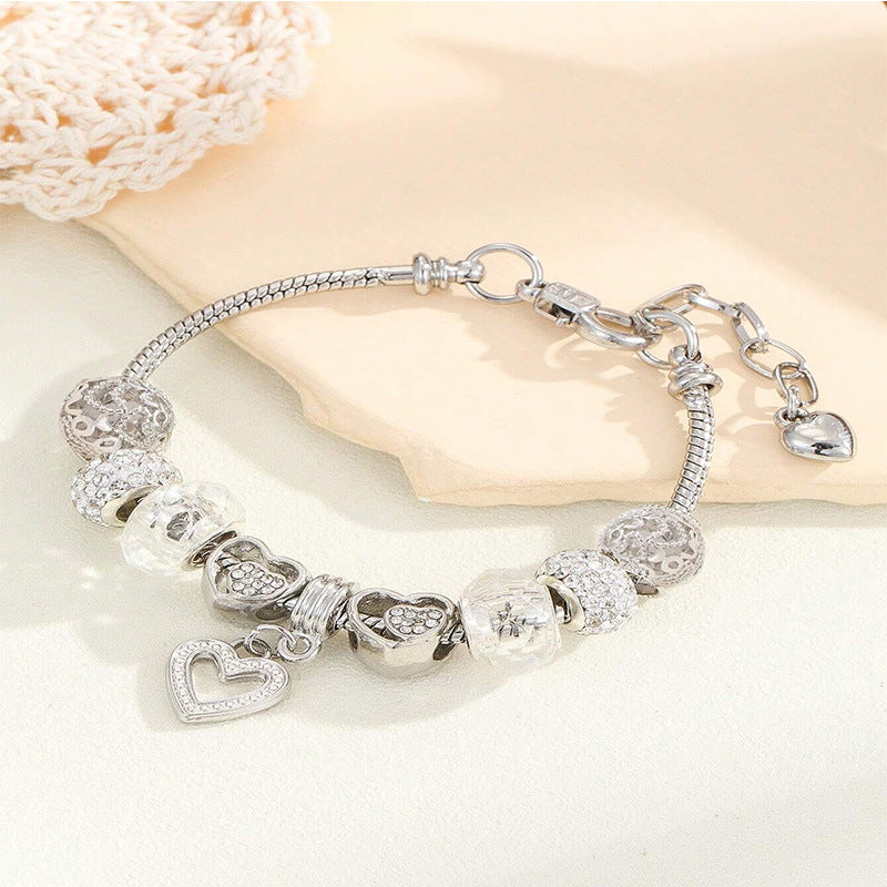 European and american beaded bracelet multi-element fashion jewelry bracelet