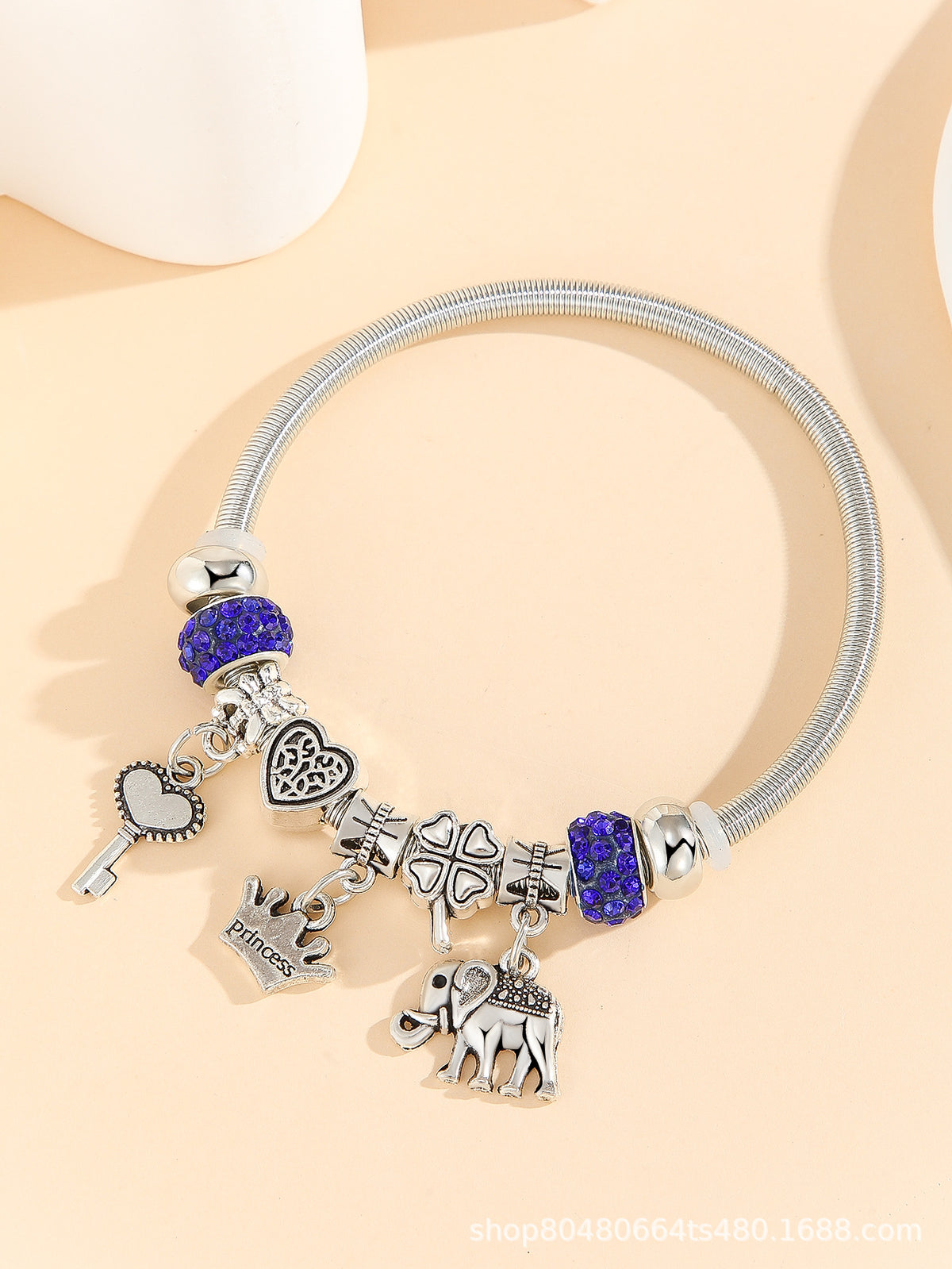 European and american beaded bracelet multi-element fashion jewelry bracelet