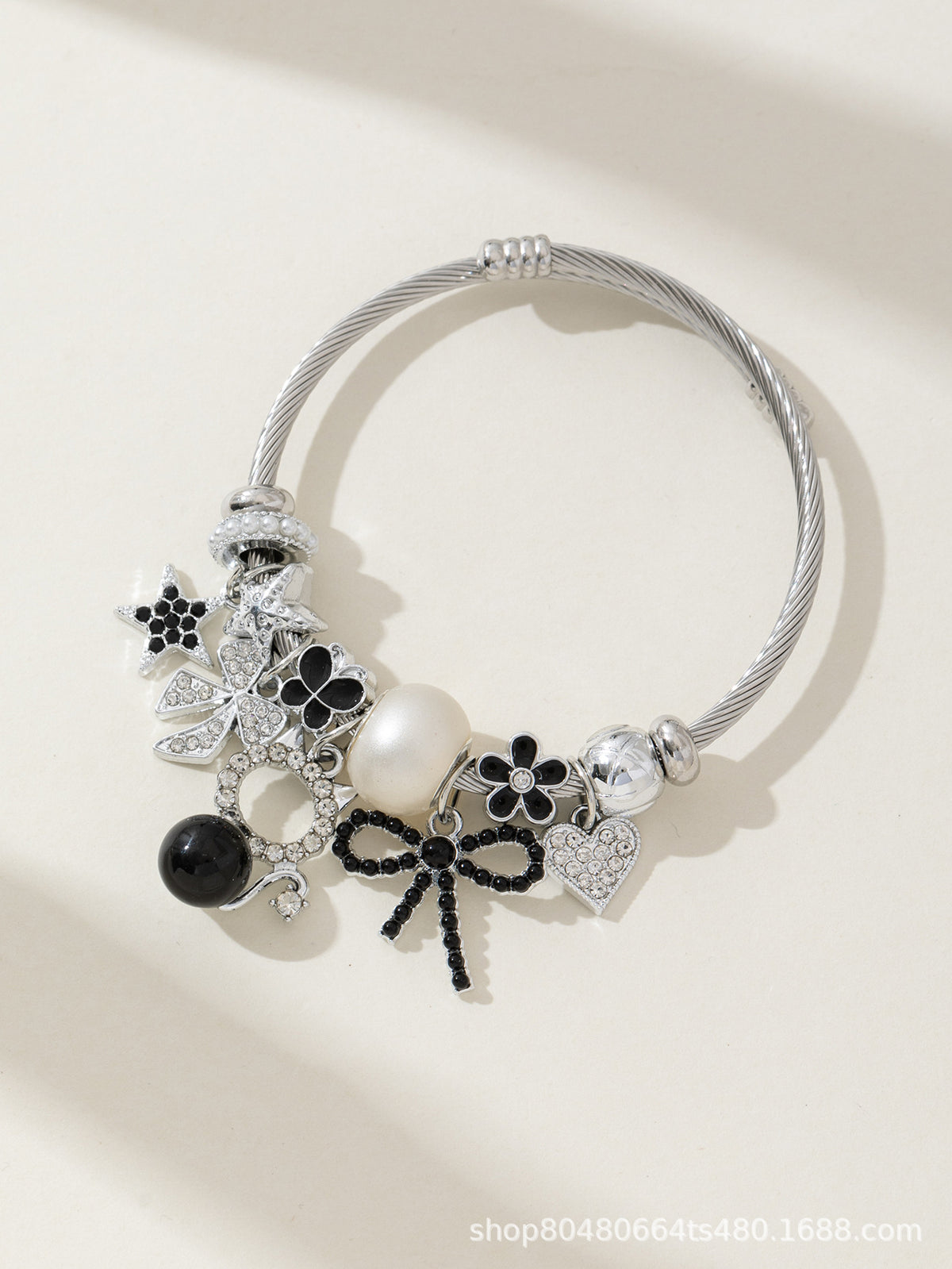 European and american beaded bracelet multi-element fashion jewelry bracelet